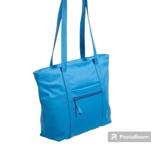 Vera Bradley small Vera tote Blue Aster